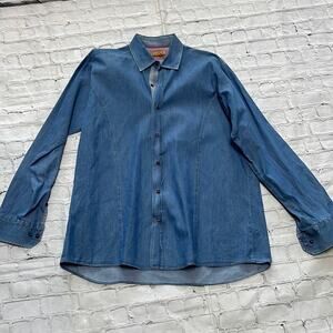 Enzo Button Down Top XL
